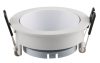 Beépíthető spot lámpatest, kör, fehér házas - fehér belső GU10-es foglalat, MAX 35W, IP20, ф79x32 mm