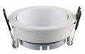   Beépíthető spot lámpatest, kör, fehér házas - fehér belső GU10-es foglalat, MAX 35W, IP20, ф79x32 mm