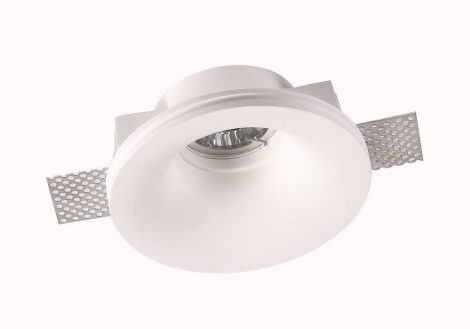 Beépíthető, keret nélküli spot lámpatest,kerek mélyített, GU10-es foglalat, MAX 35W, ф100x27 mm