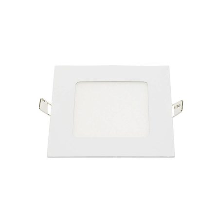 LED panel, négyszögletes, beépíthető, 6W, 440LM, 230V, CRI>95, 4500K - True Colour
