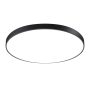   LED, beltéri dekor, felületre szerelhető lámpa, fekete ház, opál fedlap,18W,1350lm,230V,ø250*80mm - 4500K