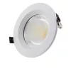 LED spotlámpa, 20W, COB, kerek, fehér fény