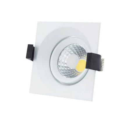 LED spotlámpa, 8W, COB, négyszögletes, billenthető, semleges fehér fény LED spotlámpa, 8W, COB, négyszögletes, billenthető, semleges fehér fény