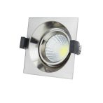   LED spotlámpa, 8W, COB, négyszögletes, billenthető, fehér fény