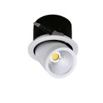 LED spotlámpa, 35W, COB,  forgatható, meleg fehér fény