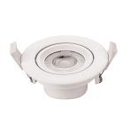   LED spotlámpa,7W, COB,kerek,billenthető, semleges fehér fény, 230V, 525LM