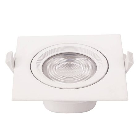 LED spotlámpa,10W, COB,négyzet,billenthető, semleges fehér fény, 230V, 750LM