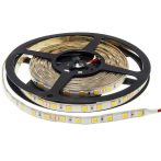   LED szalag, 5050, 60 SMD/m, vízálló, szilikon védőréteg, meleg fehér fény