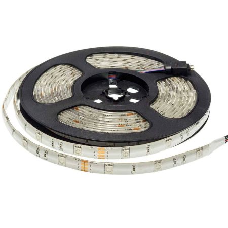 LED szalag, 5050, 30 SMD/m, vízálló, RGB