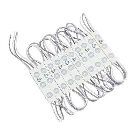 3-as lencsés modul, 2835, 160°, 1W, IP65 - 10000K