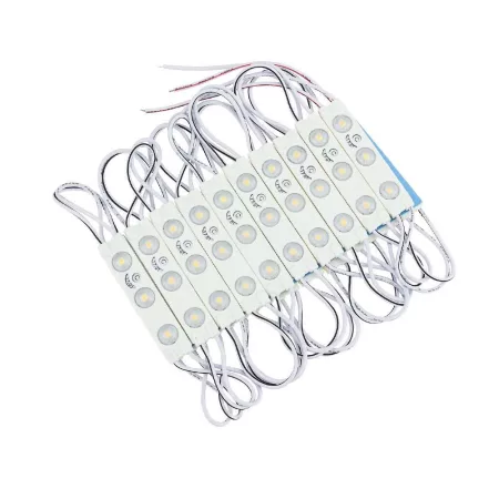 3-as lencsés modul, 2835, 160°, 1W, IP65 - 3000K