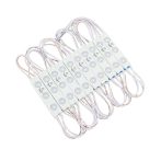 3-as lencsés modul, 2835, 160°, 1W, IP65 - zöld