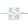 4-es lencsés modul, 2835, 160°, 2,4W, IP65 - 6500K