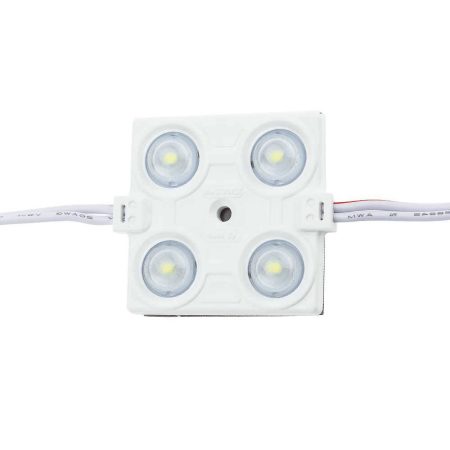 4-es lencsés modul, 2835, 160°, 2,4W, IP65 - 6500K