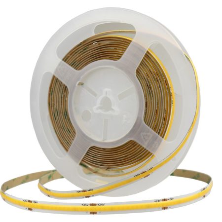 COB LED szalag, 24V, IP20, 320SMD/m, 10W/m, 6000K, RA90,900lm/m,10mm,nem dimmelhető