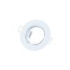 Beépíthető keret, kerek, fix, fehér, 82x29mm Φ75mm, GU5.3- 2db