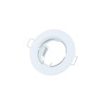 Beépíthető keret, kerek, fix, fehér, 82x29mm Φ75mm, GU5.3- 2db Beépíthető keret, kerek, fix, fehér, 82x29mm Φ75mm, GU5.3- 2db