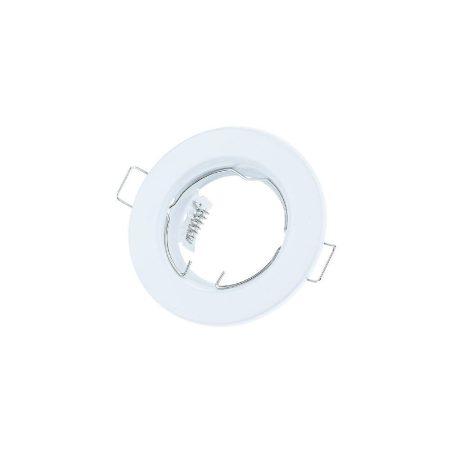 Beépíthető keret, kerek, fix, fehér, 82x29mm Φ75mm, GU5.3- 2db