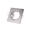 Beépíthető keret, kocka, fix, inox, 82x82x29mm, GU5.3- 2db