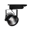 LED reflektor 25W, COB, fekete lámpatest, beltéri, fehér fény