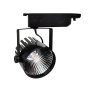   LED reflektor 25W, COB, fekete lámpatest, beltéri, fehér fény