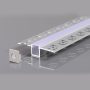   LED szalaghoz alumínium profil 21,3*26*12,6mm - 2m - szürke