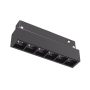   LED mágneses vonalvilágítás, DC48V, fix 6 pontvilágítás, 6W 3000K,24º 480lm,112x22x45mm - M20 csatlakozó