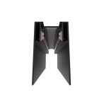   LED mágneses függesztett sín rendszer, fekete, 1 méter, 78*39mm