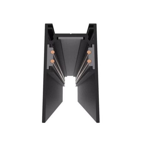 Mágneses sínrendszer, DC48V, lógatható, 1 méter,53*26mm fekete - S20