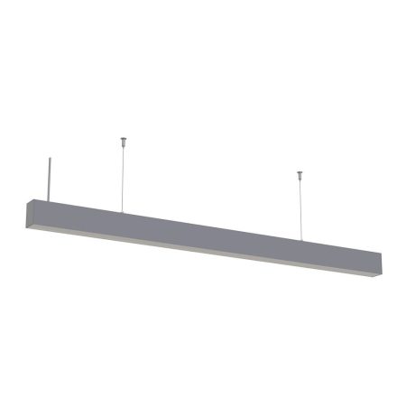 LED függesztett, sorolható vonalvilágítás, 40W, 230V, ezüst  - 4000K