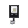 LED reflektor 20W, SMD, kültéri, szenzorral, meleg fehér fény - IP65