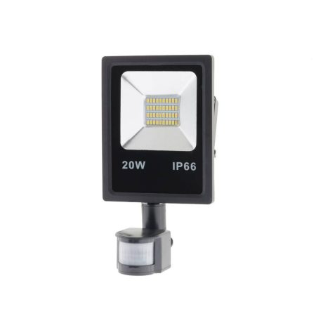 LED reflektor 20W, SMD, kültéri, szenzorral, meleg fehér fény - IP65 LED reflektor 20W, SMD, kültéri, szenzorral, meleg fehér fény - IP65