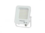   LED reflektor, 30W, 2700lm, AC230V, fehér ház, 90° IP65 6000K