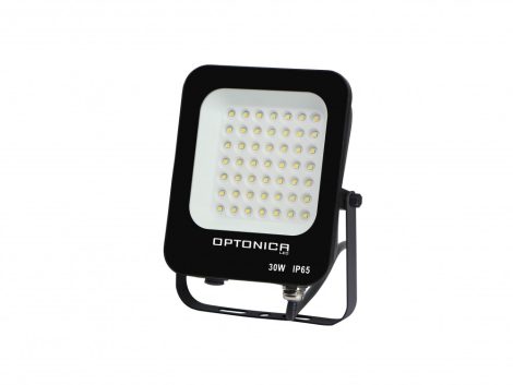 LED reflektor, 30W, 2700lm, AC230V, fekete ház, 90° IP65 4500K