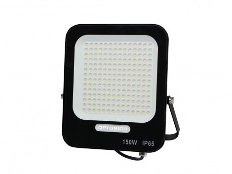 LED reflektor, 150W, 13500lm, AC230V, fekete ház, 90° IP65 6000K