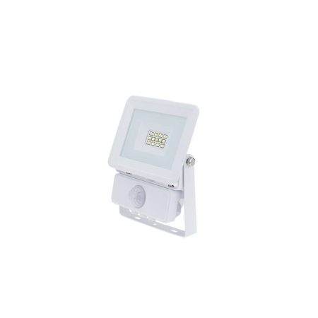 LED reflektor 10W, SMD fehér, szenzorral, fehér fény - IP66