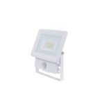   LED reflektor 20W, SMD fehér, szenzorral, meleg fehér fény - IP66