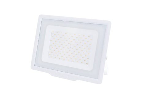LED reflektor, 10W, SMD, fehér ház, 800LM, 230V, 120° , 6000K - IP65
