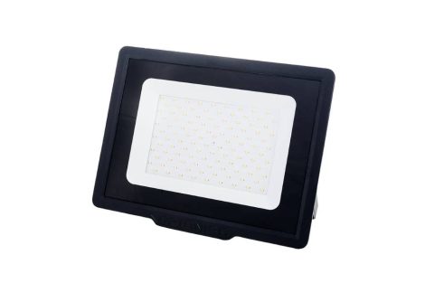 LED reflektor, 100W, SMD, fekete ház, 8000LM, 230V, 120° , 4500K - IP65