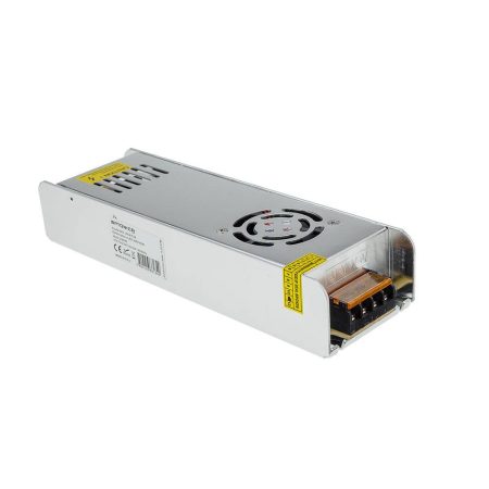 Tápegység LED szalagokhoz, SLIM, 250W, 20A, 12V, fém ház