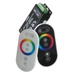   Távirányító RGB LED szalaghoz 288W, 12V, 24A, érintő vezérléssel, fekete