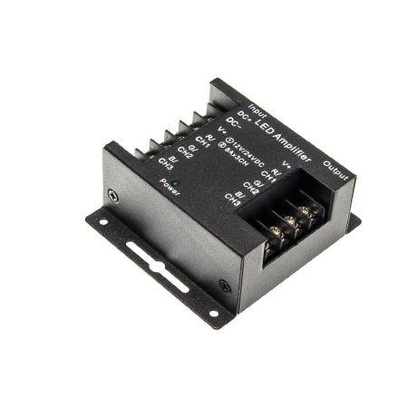 Erősítő LED RGB szalaghoz - fém ház