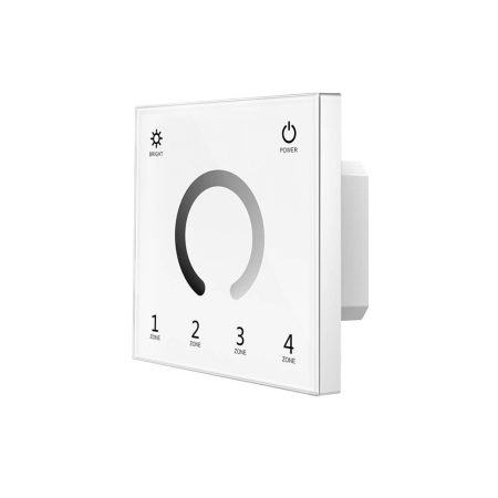 DMX vezérlő és távirányító egyszínű szalagokhoz T11 85-265V AC (DMX512-RF 2,4GHz; 4 zóna)