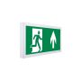 LED vészkijárat jelző, 3 óra, piktogramokkal