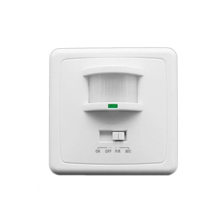 Mozgásérzékelő PIR szenzorral, IP20 AC110-240V D:9m 160° Max-500W Lux:10-2000