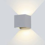 Szürke fali lámpa, 230V, 12W,646LM,4000K - IP54