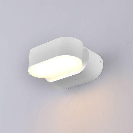 Fehér fali lámpa,230V, 6W,535LM,3000K - IP54