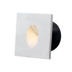   LED lépcső világítás, négyszögletes, fehér, 3W,4200K,120Lm, 230V, IP20