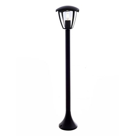 Álló kerti lámpa "LAWN" , matt fekete, 90cm,alumínium, 1*E27