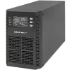 Qoltec Szünetmentes tápegység UPS | 1kVA | 1000W | Power factor 1.0 | LCD | EPO | USB | On-line